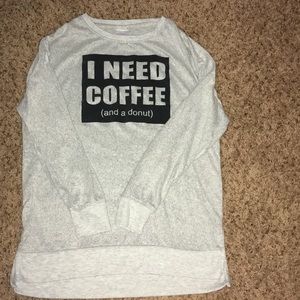 Long sleeve pajama shirt